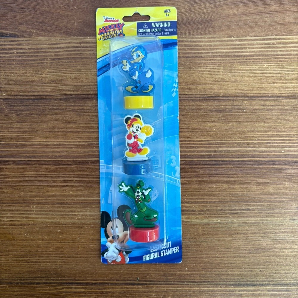 Disney Junior Mickey Roadster Racers Laser Cut Figural Stamper Set Sealed New